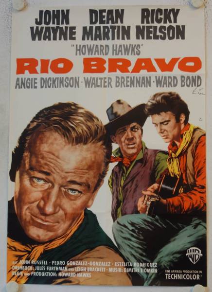 Rio Bravo re-release german movie poster
